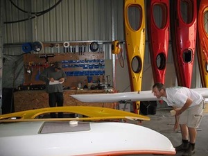 Seaward kayak 생산 공정